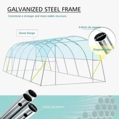 Aoodor Large Walk-in Green House With Zippered Screen Doors -Quality Garden Outdoor Store GUEST 27eafcce 1c52 456f 80f1 d6f3ce3dddd0