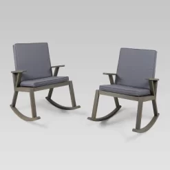 Champlain 2pk Acacia Wood Rocking Chair - Christopher Knight Home 13 Champlain 2pk Acacia Wood Rocking Chair - Christopher Knight Home -Quality Garden Outdoor Store GUEST 292b612c 1ffe 4111 86d0 b3af6456890b