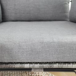 Oversized Egg Chair Style Wicker Chair With Canopy & 4 Cushions -Grey -Quality Garden Outdoor Store GUEST 29fdba18 eb5e 4e34 a183 44c0d64cbeb7