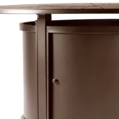 44" Round 55000 BTUs Aluminum Propane Fire Pit Table With Two Covers - Oakland Living -Quality Garden Outdoor Store GUEST 2a2b050c e2aa 427d b92a bee9b74b919b