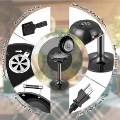 Costway Portable 1600W Electric BBQ Grill With Temperature Control & Grease Collector Red/Black -Quality Garden Outdoor Store GUEST 2a551e9f 34b4 4a4a 90a7 bfd976b23bc9