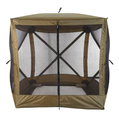 Clam Quick-Set Traveler Outdoor Screen Shelter W/Wind Panels (4 Pack), Green 1 Clam Quick-Set Traveler Outdoor Screen Shelter W/Wind Panels (4 Pack), Green