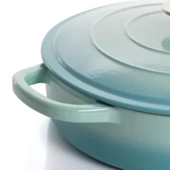 Crock-Pot Artisan 5 Qt Braiser Pan With Lid In Teal Ombre -Quality Garden Outdoor Store GUEST 2d1d7885 412c 4f4b 82cb 6a355adc58c3