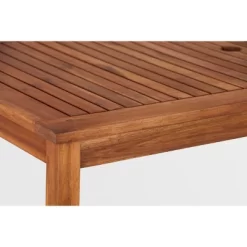 3pc Acacia Wood X Design Outdoor Patio Dining Set - Brown - Saracina Home -Quality Garden Outdoor Store GUEST 2d66741d 1fcd 472a 8f0a ed5a499b3dc1