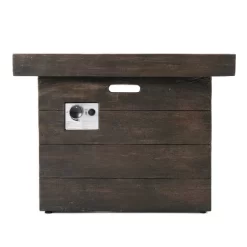 Bedrock 3pc Faux Wicker Chat Set With Fire Pit - Brown/Beige - Christopher Knight Home -Quality Garden Outdoor Store GUEST 30daa522 b985 40a4 a032 804e0c2ddbb5