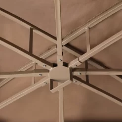 10' X 12' Outdoor Garden Gazebo With Skirts Tent Canopy Beige - Captiva Designs 12 10' X 12' Outdoor Garden Gazebo With Skirts Tent Canopy Beige - Captiva Designs -Quality Garden Outdoor Store GUEST 31109ad9 a37f 4f15 ad05 f64e5cd255e3