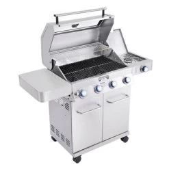 4-Burner Propane Stainless Steel Gas Grill With ClearView Lid Model 41847NG - Monument Grills -Quality Garden Outdoor Store GUEST 315292fd 71a1 42b9 a1bf d2e524eab1b1