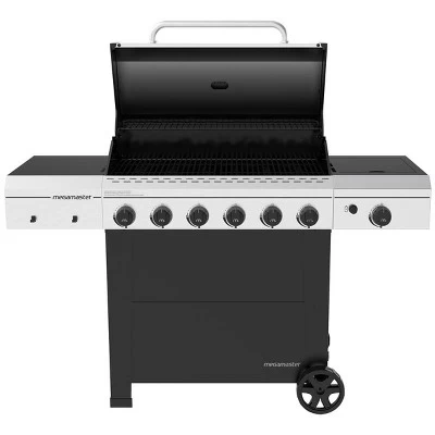Megamaster 6-Burner Gas Grill With Stainless Steel Tong 720-0983CTG 1 Megamaster 6-Burner Gas Grill With Stainless Steel Tong 720-0983CTG