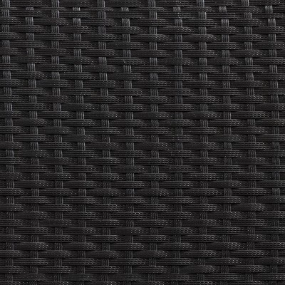 Parksville Rattan Side Table - Black - CorLiving 4 Parksville Rattan Side Table - Black - CorLiving - Image 4