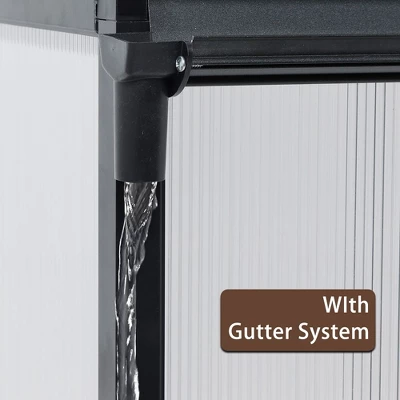 Aoodor Walk-In Greenhouse Polycarbonate Panel Hobby Greenhouses With Aluminum Frame Heavy Duty 1 Aoodor Walk-In Greenhouse Polycarbonate Panel Hobby Greenhouses With Aluminum Frame Heavy Duty