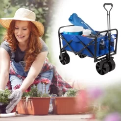 Nature Spring All-Terrain Heavy-Duty Collapsible Utility Wagon With Telescopic Handle -Quality Garden Outdoor Store GUEST 348e62e5 66b5 44d7 9efc 341546f01af2