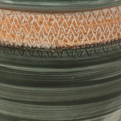 Sunnydaze Decor Sunnydaze Indoor/Outdoor Purlieu Decorative Glazed Ceramic Planter For Greenery Or Flowers - 15" 3 Sunnydaze Decor Sunnydaze Indoor/Outdoor Purlieu Decorative Glazed Ceramic Planter For Greenery Or Flowers - 15" - Image 3