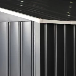 Outsunny 11' X 13' Metal Storage Shed Garden Tool House With Double Sliding Doors, 4 Air Vents For Backyard, Patio, Lawn Dark Gray 9 Outsunny 11' X 13' Metal Storage Shed Garden Tool House With Double Sliding Doors, 4 Air Vents For Backyard, Patio, Lawn Dark Gray -Quality Garden Outdoor Store GUEST 376fa4f2 c726 452e b230 3ab69ebb671d