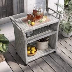 Maksville Outdoor Serving Cart - MiBasics -Quality Garden Outdoor Store GUEST 37b4727a 8171 4e5f aa4d e7afb8efa363
