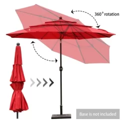 Aoodor Garden Market Umbrella - Outdoor Patio Umbrella Round -Quality Garden Outdoor Store GUEST 3931800e 5178 498a 8357 88a77c7c786c