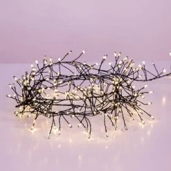 Kurt Adler 7.8-Foot 240-Light Twinkle Warm White LED Fairy Light Cluster Garland -Quality Garden Outdoor Store GUEST 39d354fb a0f7 4d0e bc8e e0181a970e12