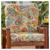 Jamboree Paisley Outdoor Seat/Back Chair Cushion - Kensington Garden