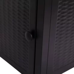 Flash Furniture Outdoor 50,000 BTU Black 28"Square Metal Fire Pit Table With Lid And Lava Rock -Quality Garden Outdoor Store GUEST 3fe40e3c 27ae 44b9 9fd1 9a8d98e7552d