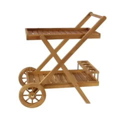 Trolley Patio Outdoor Serving Cart - Olivia & May -Quality Garden Outdoor Store GUEST 4013fac2 db53 4328 bc66 182eda98b25e