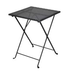 3pc Wicker Folding Outdoor Bistro Set With Cushions - Black/Beige - GODEER -Quality Garden Outdoor Store GUEST 405d0b2d 04ad 4a3a b099 8bb135273787