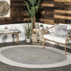 NuLOOM Indoor/Outdoor Braided Oralia Patio Area Rug