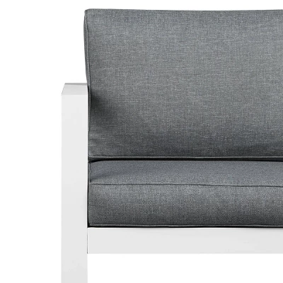 Baltic Patio Loveseat White - Real Flame 4 Baltic Patio Loveseat White - Real Flame - Image 4