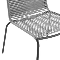 Fenton 4pk Outdoor Wicker Stackable Chairs - Gray - Crosley -Quality Garden Outdoor Store GUEST 42a1e45c 2822 4bb0 9ad8 c74caefe6dc0 1