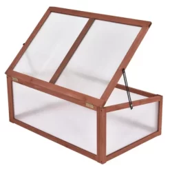 Costway Garden Portable Wooden Green House Cold Frame Raised Plants Bed Protection -Quality Garden Outdoor Store GUEST 44b1c935 34a9 4a66 b9b6 79549fc4115e