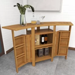 Patio Bar Table Teak - Olivia & May -Quality Garden Outdoor Store GUEST 4690d246 4d16 4282 a07f 13768f4be0a1