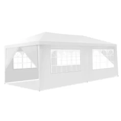 Costway 10'x20' Canopy Tent Heavy Duty Wedding Party Tent 6 Sidewalls W/Carry Bag 15 Costway 10'x20' Canopy Tent Heavy Duty Wedding Party Tent 6 Sidewalls W/Carry Bag -Quality Garden Outdoor Store GUEST 46bfbde3 a8d2 4e13 a957 7e296dea211c