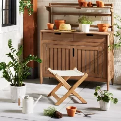 2.88L Painted Metal Watering Can Cream - Hearth & Handâ„¢ With Magnolia