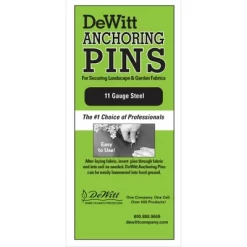 DeWitt Company 8 X 2 X 8 Inch 11 Gauge Galvanized Steel Anchor Pins, Great For Landscape Fabrics And Drip Irrigation Tubing, Bulk Package Of 1000