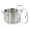 Martha Stewart Everday Midvale 2.6 Quart Stainless Steel Saucepan With Lid