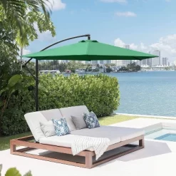 10' X 10' Outdoor Hanging Offset Cantilever Patio Umbrella With Easy Tilt - Devoko -Quality Garden Outdoor Store GUEST 48f775d5 f6e4 4098 8aeb bdb4af96f7a9