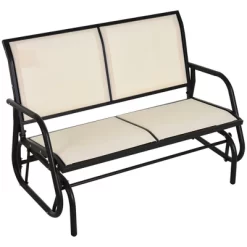 Outsunny 2-Person Outdoor Glider Bench Patio Double Swing Rocking Chair Loveseat W/Power Coated Steel Frame For Backyard Garden Porch 17 Outsunny 2-Person Outdoor Glider Bench Patio Double Swing Rocking Chair Loveseat W/Power Coated Steel Frame For Backyard Garden Porch -Quality Garden Outdoor Store GUEST 4979ebf8 3c66 4092 b908 cd530ac739a7
