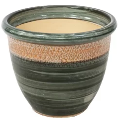 Sunnydaze Decor Sunnydaze Indoor/Outdoor Purlieu Decorative Glazed Ceramic Planter For Greenery Or Flowers - 15" 14 Sunnydaze Decor Sunnydaze Indoor/Outdoor Purlieu Decorative Glazed Ceramic Planter For Greenery Or Flowers - 15" -Quality Garden Outdoor Store GUEST 49e38cd8 0d0d 463f 9d3c 9113c3bc97a9
