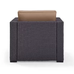 Biscayne Outdoor Wicker Armchair - Mocha - Crosley -Quality Garden Outdoor Store GUEST 4a61c070 c900 47df b758 6e6f44a2f136