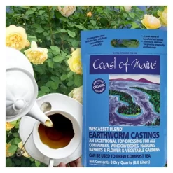 Coast Of Maine OMRI Listed Wiscasset Blend Earthworm Castings Compost Plant Potting Soil Blend For Container Gardens And Flower Pots, 8 Quart Bag -Quality Garden Outdoor Store GUEST 4a8d6ff5 a58e 4186 892f 8496009c98d1