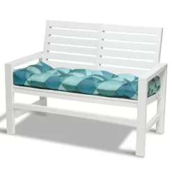 48" X 18" Duck Covers Water-Resistant Indoor/Outdoor Bench Cushion Blue Lagoon Geo - Classic Accessories 5 48" X 18" Duck Covers Water-Resistant Indoor/Outdoor Bench Cushion Blue Lagoon Geo - Classic Accessories -Quality Garden Outdoor Store GUEST 4a901cd8 5a83 4380 8818 32b9b7c0ccdc
