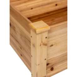 Gardener's Supply Company | Standing Wood Raised Garden Bed Kit 2.5ftx 4ft | Outdoor For Vegetables, Flowers, Herbs | Deck, Patio Or Garden - Brown -Quality Garden Outdoor Store GUEST 4aa0dcf9 20e1 4d98 aac3 ac1b654ccee6