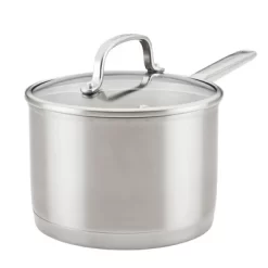 KitchenAid 3qt 3-Ply Blasé Stainless Steel Induction Saucepan With Lid Silver -Quality Garden Outdoor Store GUEST 4c8ddd3d 44c7 45b1 8246 8f917d914dbf