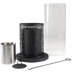 Northlight 19.75" Bio Ethanol Round Portable Tabletop Fireplace With Black Decorative Base -Quality Garden Outdoor Store GUEST 4e4999e3 579e 492d 8cea 9d762c9a91f4