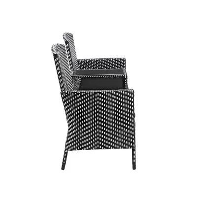 2pc Maksville Aluminum Patio Loveseat & Storage Bench - MiBasics 8 2pc Maksville Aluminum Patio Loveseat & Storage Bench - MiBasics - Image 8