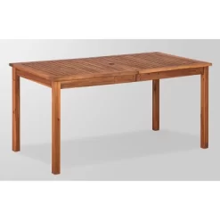 3pc Acacia Wood X Design Outdoor Patio Dining Set - Brown - Saracina Home -Quality Garden Outdoor Store GUEST 4f8f83d1 0318 427f 81b6 4a075466df6f