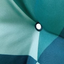 48" X 18" Duck Covers Water-Resistant Indoor/Outdoor Bench Cushion Blue Lagoon Geo - Classic Accessories