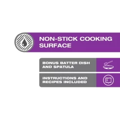 Salton Crepe & Tortilla Maker White 7 Salton Crepe & Tortilla Maker White -Quality Garden Outdoor Store GUEST 509c8c9f 6984 44dc a619 4994ff601105