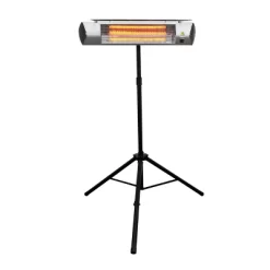 Kenmore Carbon Infrared 1500W Electric Patio Heater With Tripod & Remote Silver -Quality Garden Outdoor Store GUEST 50f87c3a 038d 4333 8a40 97182dc68dab