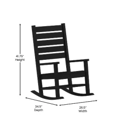 Flash Furniture Manchester Set Of 2 Contemporary Rocking Chairs, All-Weather HDPE Indoor/Outdoor Rockers 19 Flash Furniture Manchester Set Of 2 Contemporary Rocking Chairs, All-Weather HDPE Indoor/Outdoor Rockers -Quality Garden Outdoor Store GUEST 5146e2eb 0073 4f30 99f6 856521173b9a
