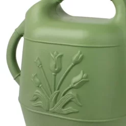 Union Products 63066 2 Gallon Plastic Indoor/Outdoor Watering Can W/ Tulip Design For Garden, Potted Plants, & Patio Pots, Sage Green Color, 2 Pack -Quality Garden Outdoor Store GUEST 5250b1f2 929e 4c93 90d2 247fe6df5065 1