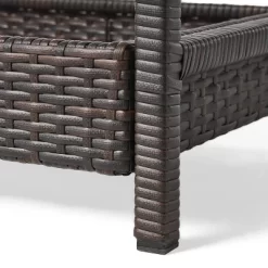 Savona Wicker Outdoor Serving Cart - Brown - Christopher Knight Home -Quality Garden Outdoor Store GUEST 53586886 689f 4592 9094 a8962a3a97f5